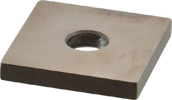 Mitutoyo - 0.136" Square Steel Gage Block - Accuracy Grade 0, Includes Certificate of Inspection - Top Tool & Supply