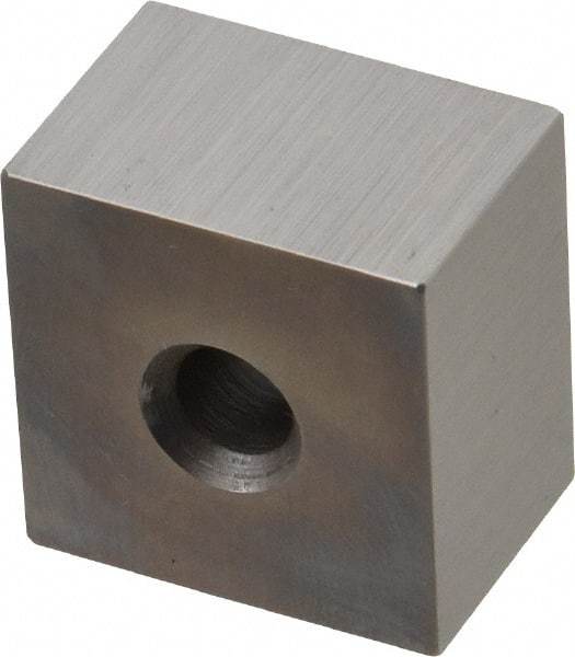 Mitutoyo - 0.65" Square Steel Gage Block - Accuracy Grade 0, Includes Certificate of Inspection - Top Tool & Supply