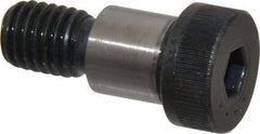 Made in USA - 5/8" Shoulder Diam x 5/8" Shoulder Length, 1/2-13 UNC, Hex Socket Shoulder Screw - 4037 Alloy Steel, Uncoated, 3/8" Head Height x 7/8" Head Diam - Top Tool & Supply