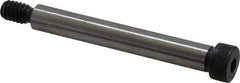 Made in USA - 5/16" Shoulder Diam x 2-1/4" Shoulder Length, 1/4-20 UNC, Hex Socket Shoulder Screw - 4037 Alloy Steel, Uncoated, 7/32" Head Height x 7/16" Head Diam - Top Tool & Supply