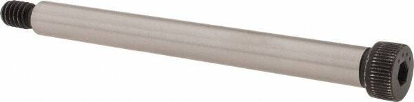 Made in USA - 5/16" Shoulder Diam x 3-1/4" Shoulder Length, 1/4-20 UNC, Hex Socket Shoulder Screw - 4037 Alloy Steel, Uncoated, 7/32" Head Height x 7/16" Head Diam - Top Tool & Supply