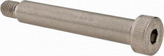 Made in USA - 1/2" Shoulder Diam x 3" Shoulder Length, 3/8-16 UNC, Hex Socket Shoulder Screw - 300, 18-8 Stainless Steel, Uncoated, 5/16" Head Height x 3/4" Head Diam - Top Tool & Supply