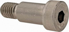 Made in USA - 5/8" Shoulder Diam x 1" Shoulder Length, 1/2-13 UNC, Hex Socket Shoulder Screw - 300, 18-8 Stainless Steel, Uncoated, 3/8" Head Height x 7/8" Head Diam - Top Tool & Supply