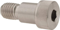 Made in USA - 3/4" Shoulder Diam x 3/4" Shoulder Length, 5/8-11 UNC, Hex Socket Shoulder Screw - 300, 18-8 Stainless Steel, Uncoated, 1/2" Head Height x 1" Head Diam - Top Tool & Supply