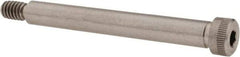 Value Collection - 5/16" Shoulder Diam x 2-1/2" Shoulder Length, 1/4-20 UNC, Hex Socket Shoulder Screw - 18-8 Stainless Steel, Uncoated, 7/32" Head Height x 7/16" Head Diam - Top Tool & Supply