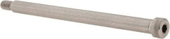 Value Collection - 5/16" Shoulder Diam x 4" Shoulder Length, 1/4-20 UNC, Hex Socket Shoulder Screw - 18-8 Stainless Steel, Uncoated, 7/32" Head Height x 7/16" Head Diam - Top Tool & Supply