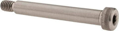 Value Collection - 3/8" Shoulder Diam x 2-1/2" Shoulder Length, 5/16-18 UNC, Hex Socket Shoulder Screw - 18-8 Stainless Steel, Uncoated, 1/4" Head Height x 9/16" Head Diam - Top Tool & Supply