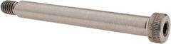 Value Collection - 3/8" Shoulder Diam x 3" Shoulder Length, 5/16-18 UNC, Hex Socket Shoulder Screw - 18-8 Stainless Steel, Uncoated, 1/4" Head Height x 9/16" Head Diam - Top Tool & Supply