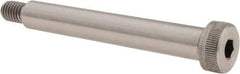 Value Collection - 1/2" Shoulder Diam x 3-1/2" Shoulder Length, 3/8-16 UNC, Hex Socket Shoulder Screw - 18-8 Stainless Steel, Uncoated, 5/16" Head Height x 3/4" Head Diam - Top Tool & Supply