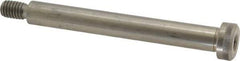 Value Collection - 1/2" Shoulder Diam x 4" Shoulder Length, 3/8-16 UNC, Hex Socket Shoulder Screw - 18-8 Stainless Steel, Uncoated, 5/16" Head Height x 3/4" Head Diam - Top Tool & Supply