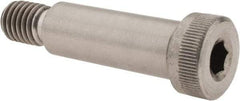 Value Collection - 5/8" Shoulder Diam x 1-3/4" Shoulder Length, 1/2-13 UNC, Hex Socket Shoulder Screw - 18-8 Stainless Steel, Uncoated, 3/8" Head Height x 7/8" Head Diam - Top Tool & Supply