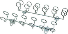 Triton - 9" Long Multi-ring Tool Holder Pegboard Hook - 1-3/4" Projection, Steel - Top Tool & Supply