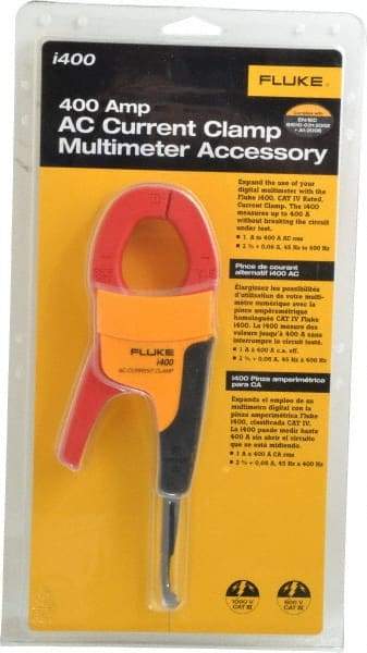 Fluke - Black/Red/Yellow Electrical Test Equipment Clamp - Use with 1577 Insulation Multimeters, Fluke 1587 - Top Tool & Supply