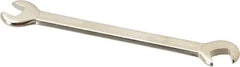 Proto - 13/64" x 15/64" Standard Ignition Open End Wrench - 3" OAL, Double End, Satin Finish, 15° & 60° Head Angle - Top Tool & Supply