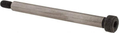 Value Collection - 1/4" Shoulder Diam x 2-1/2" Shoulder Length, #10-24 UNC, Hex Socket Shoulder Screw - 4140 Alloy Steel, Uncoated, 3/16" Head Height x 3/8" Head Diam - Top Tool & Supply