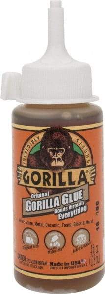 Gorilla Glue - 4 oz Bottle Brown All Purpose Glue - 20 min Working Time - Top Tool & Supply