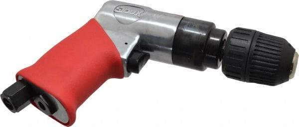 Sioux Tools - 3/8" Keyless Chuck - Pistol Grip Handle, 2,300 RPM, 0.33 hp - Top Tool & Supply