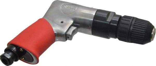 Sioux Tools - 3/8" Reversible Keyless Chuck - Pistol Grip Handle, 1,800 RPM, 0.47 hp - Top Tool & Supply