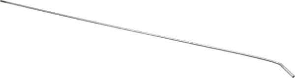 Schaefer Brush - 24" Long, 8-32 Female, Galvanized Steel Brush Handle Extension - 0.162" Diam, 8-32 Male, For Use with Tube Brushes & Scrapers - Top Tool & Supply