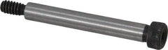 Value Collection - 1/4" Shoulder Diam x 1-3/4" Shoulder Length, #10-24 UNC, Hex Socket Shoulder Screw - 4140 Alloy Steel, Uncoated, 3/16" Head Height x 3/8" Head Diam - Top Tool & Supply