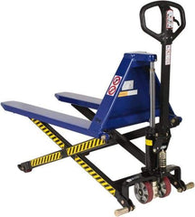 Value Collection - 3,000 Lb Capacity, 31-1/2" Lift Portable Tote Lifter - 3-1/2" Min Lift Height, 43" Fork Length x 20" Fork Width, 20" Overall Width - Top Tool & Supply