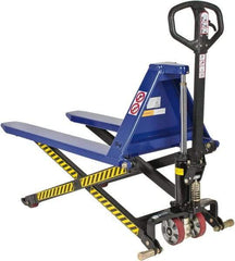 Value Collection - 2,200 Lb Capacity, 31-1/2" Lift Portable Skid Lifter - 3-1/2" Min Lift Height, 43" Fork Length x 27" Fork Width, 27" Overall Width - Top Tool & Supply