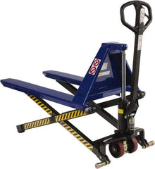 Value Collection - 3,000 Lb Capacity, 31-1/2" Lift Portable Tote Lifter - 3-1/2" Min Lift Height, 43" Fork Length x 27" Fork Width, 27" Overall Width - Top Tool & Supply