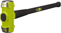 Wilton - 14 Lb Head, 30" Long Sledge Hammer - Steel Head, Steel Handle with Grip - Top Tool & Supply