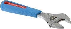 Channellock - 1" Jaw Capacity, 6" Standard Adjustable Wrench - Chrome Vanadium Steel, Chrome Finish - Top Tool & Supply