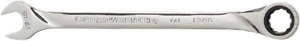 GearWrench - 5/16" 12 Point Combination Wrench - 5.91" OAL, Steel, Full Polish Finish - Top Tool & Supply