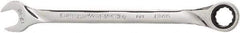 GearWrench - 3/8" 12 Point Combination Wrench - 7.09" OAL, Steel, Full Polish Finish - Top Tool & Supply