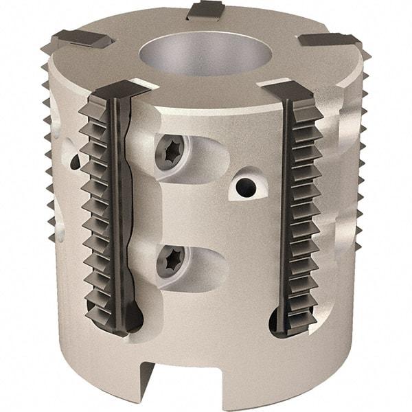 Vargus - 2.323" Cut Diam, 7.874" Max Depth of Cut, 1" Arbor Hole Diam, Internal/External Indexable Thread Mill - Insert Style 25S, 9 Inserts, Toolholder Style RTMC-D, 1.58" OAL - Top Tool & Supply