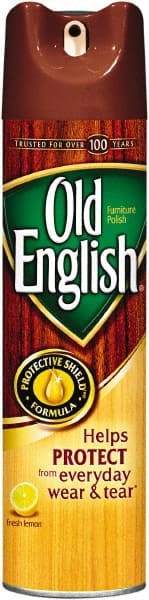 Old English - 12.5 Fluid Ounce Liquid Furniture Polish - Lemon Scent, Aerosol - Top Tool & Supply