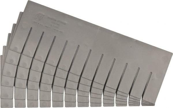 Quantum Storage - 16-1/2" Wide x 6" High, Gray Bin Divider - Use with DG92060 - Top Tool & Supply