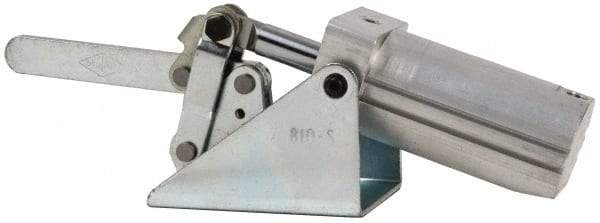 De-Sta-Co - 750 Lb Inner Hold Capacity, Horiz Mount, Air Power Hold-Down Toggle Clamp - 1/8 NPT Port, 145 Max psi, 99° Bar Opening, 45.47mm Height Under Bar - Top Tool & Supply