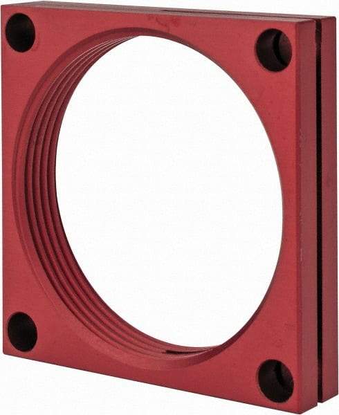 De-Sta-Co - 2-1/4 - 12 Thread, 0.28" Mounting Hole, Aluminum Clamp Mounting Block - 1/2" Thick x 2-1/2" Long x 2-1/2" Wide - Top Tool & Supply