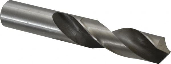 Screw Machine Length Drill Bit: 0.9844″ Dia, 118 °, High Speed Steel Bright/Uncoated, Right Hand Cut