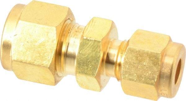 Ham-Let - 3/8 x 1/4" OD, Brass Union - Comp x Comp Ends - Top Tool & Supply