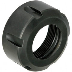 Techniks - Collet Nuts & Locknuts Type: Slotted Collet Nut Collet Series: ER25 - Exact Industrial Supply