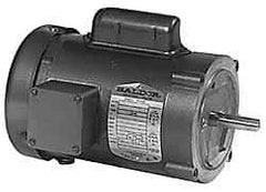 Baldor - 1 Max hp, 3,450 Max RPM, Electric AC DC Motor - 115, 230 V Input, Single Phase, 56C Frame - Top Tool & Supply