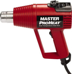 Master Appliance - 500 to 1,000°F Heat Setting, 16 CFM Air Flow, Heat Gun - 120 Volts, 11 Amps, 1,300 Watts, 6' Cord Length - Top Tool & Supply