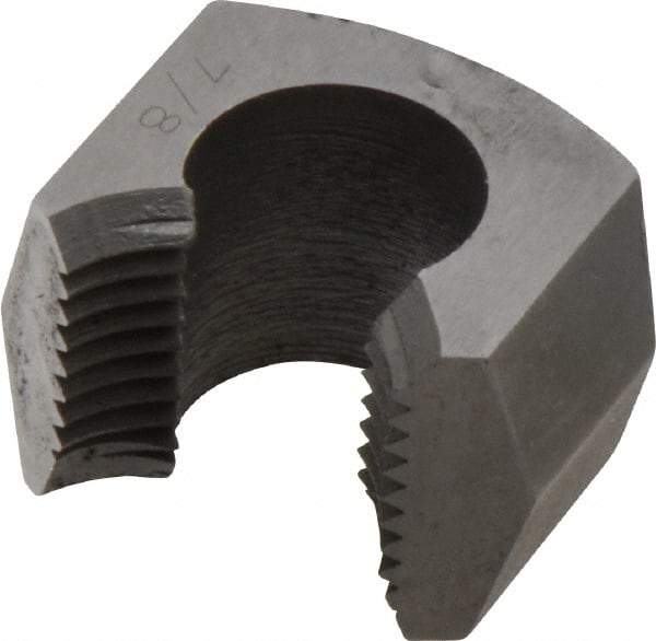 Cle-Line - 7/8-14, Collet #5, Two Piece Adjustable Die - Carbon Steel - Exact Industrial Supply