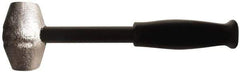 American Hammer - 2 Lb Head Mallet - 10" OAL, 9" Long Steel Handle with Grip - Top Tool & Supply