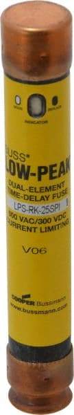 Cooper Bussmann - 300 VDC, 600 VAC, 25 Amp, Time Delay General Purpose Fuse - Fuse Holder Mount, 127mm OAL, 100 at DC, 300 at AC (RMS) kA Rating, 13/16" Diam - Top Tool & Supply