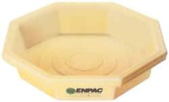 Enpac - 19.5 Gal Sump, 400 Lb Capacity, 1 Drum, Plastic Drum Tray - 7-1/4" High - Top Tool & Supply