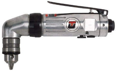 Universal Tool - 3/8" Reversible Keyed Chuck - Right Angle Handle, 1,800 RPM, 4.6 CFM, 0.5 hp, 90 psi - Top Tool & Supply