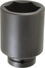 Proto - 1" Drive 2-1/2" Deep Impact Socket - 6 Points, 4-7/8" OAL - Top Tool & Supply