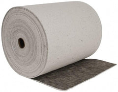 Brady SPC Sorbents - 53 Gal Capacity per Package, Universal Roll - 150' Long x 28-1/2" Wide, Gray, Cellulose - Top Tool & Supply