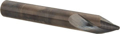 Accupro - 3/8" Body Diam, 60°, 3" OAL, Solid Carbide Spotting Drill - Top Tool & Supply