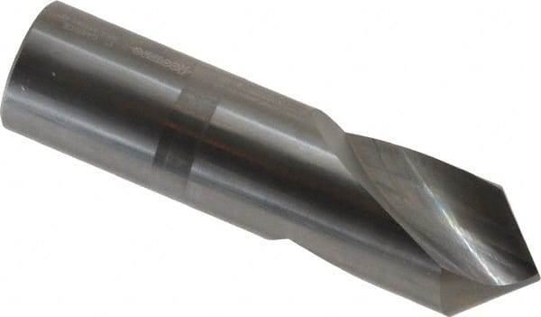 Accupro - 1" Body Diam, 90°, 4" OAL, Solid Carbide Spotting Drill - Top Tool & Supply